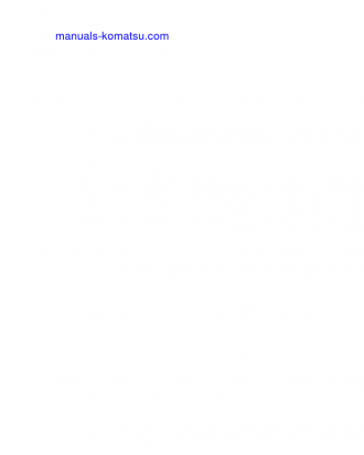 HD1500-5(USA) S/N A30079-UP Shop (repair) manual (English)