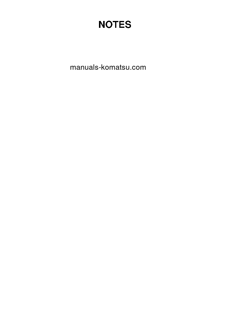 Protected: HD1500-5(USA) S/N A30079-UP Shop (repair) manual (English)