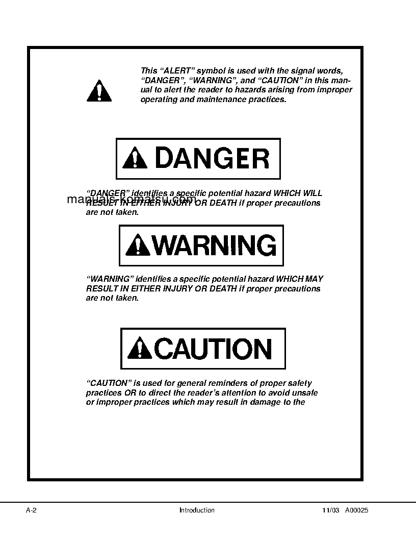 Protected: HD1500-5(USA) S/N A30079-UP Shop (repair) manual (English)
