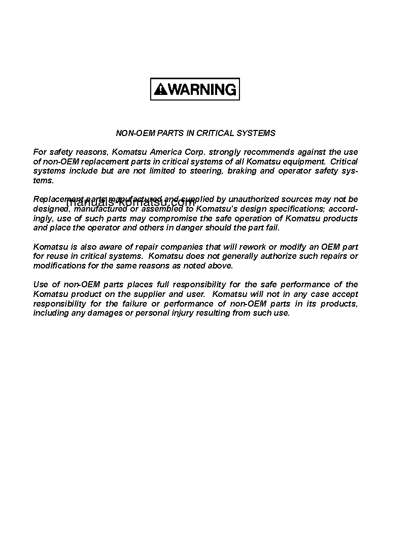 Protected: 930E-3(USA) S/N A30329-A30363 Shop (repair) manual (English)