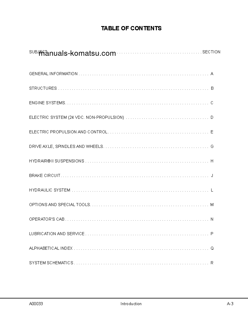Protected: 930E-3(USA) S/N A30329-A30363 Shop (repair) manual (English)