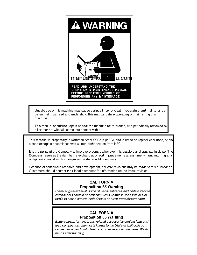 Protected: 730E(USA) S/N A30299-A30309 Shop (repair) manual (English)