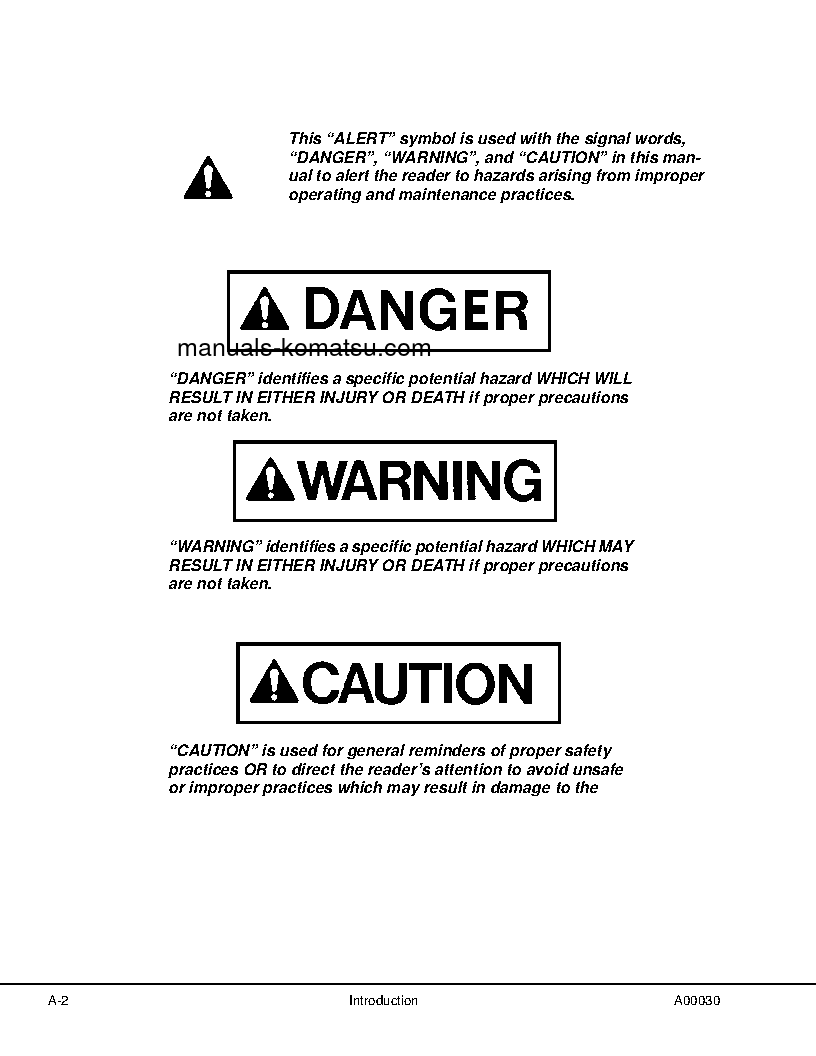 Protected: 730E(USA) S/N A30299-A30309 Shop (repair) manual (English)