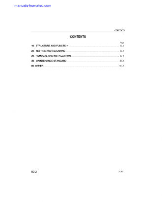 CK35-1(USA) S/N A40001-UP Shop (repair) manual (English)