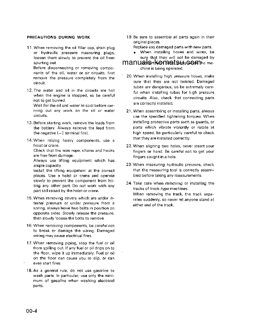 Protected: PC400LC-5(USA)-L S/N A70501-UP Shop (repair) manual (English)