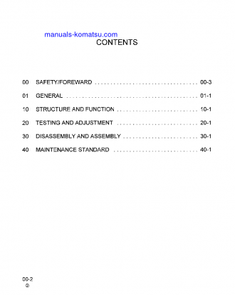 PC300HD-6(USA)-LC S/N A80001-A83000 Shop (repair) manual (English)