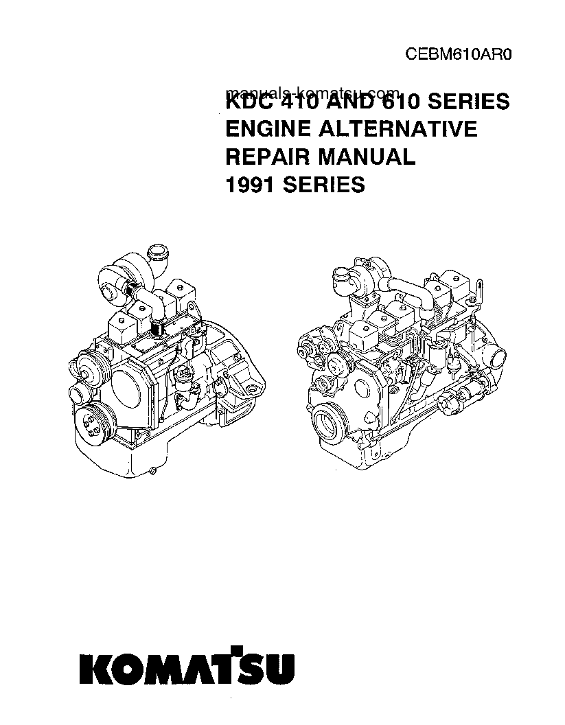 410(USA) S/N ALL Shop (repair) manual (English)