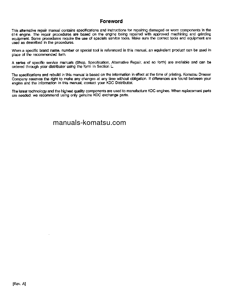 Protected: 614(USA) S/N ALL Shop (repair) manual (English)