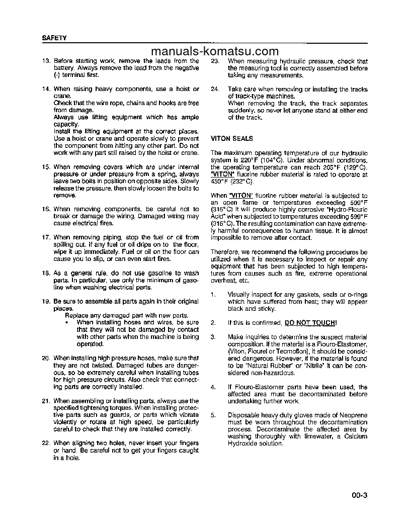 Protected: WA180-1(USA)-LC S/N A75001-UP Shop (repair) manual (English)