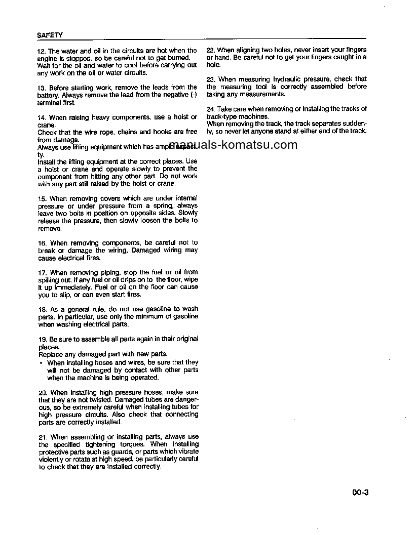 Protected: WA450-2(USA) S/N A25001-UP Shop (repair) manual (English)