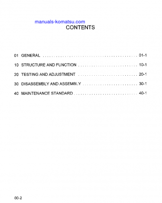 WA380-3(USA)-L S/N A50001-UP Shop (repair) manual (English)