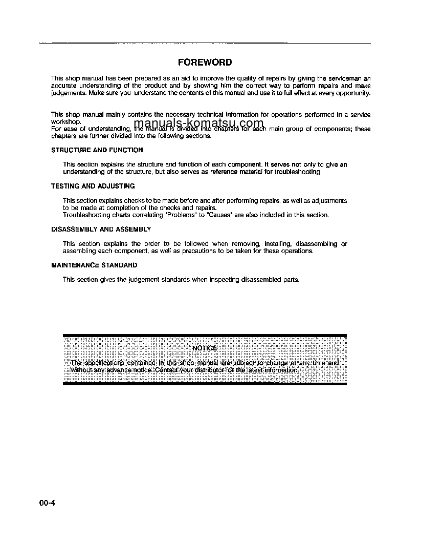 Protected: WA420-1(JPN)-LC S/N A25001-UP Shop (repair) manual (English)
