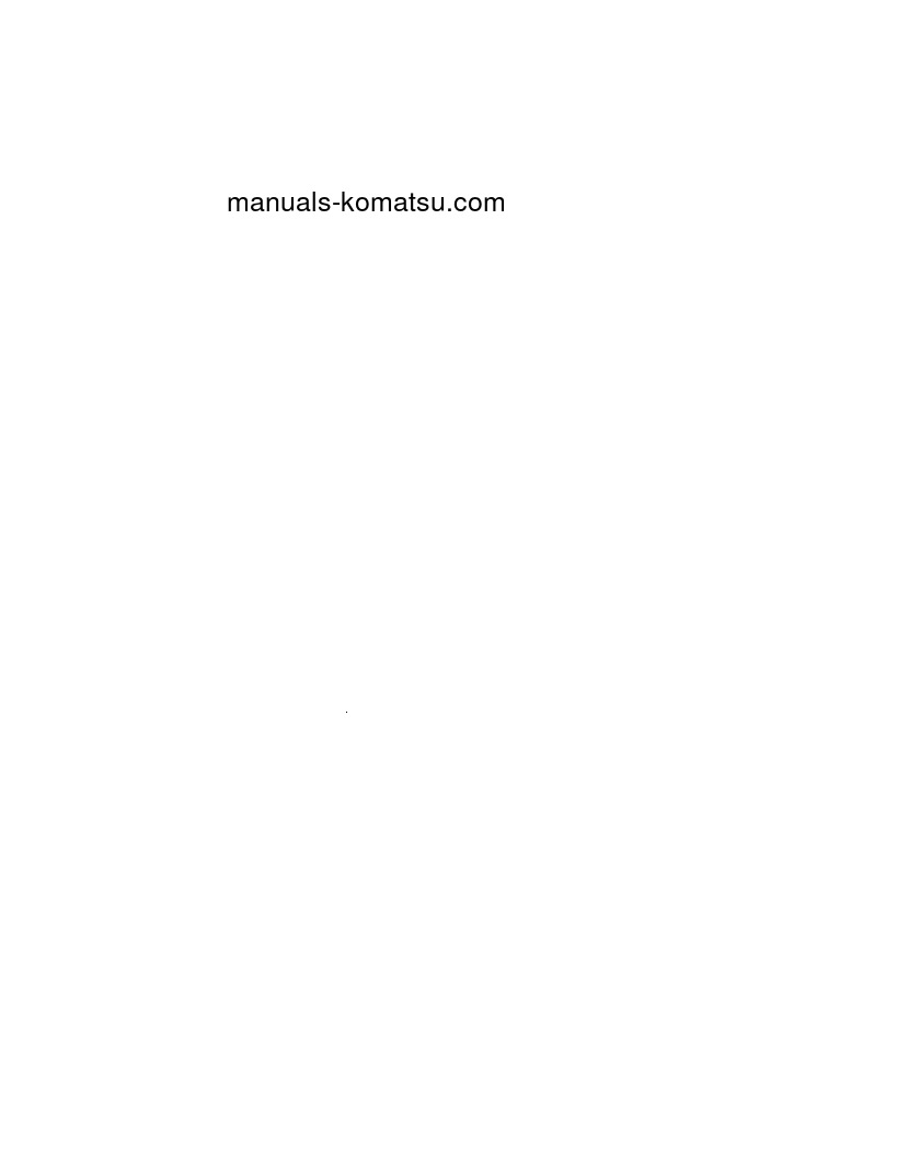 Protected: WA500-1(USA)-L S/N A20854-UP Shop (repair) manual (English)