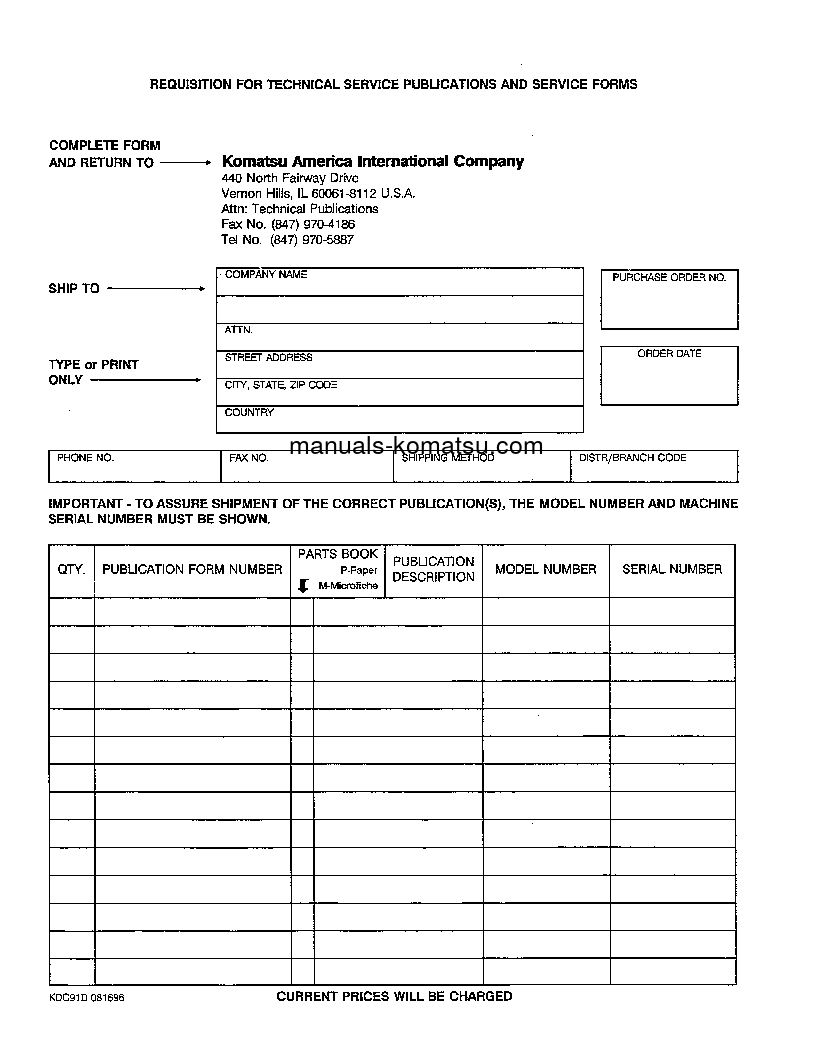 Protected: WA500-1(JPN)-LC S/N A60001-UP Shop (repair) manual (English)