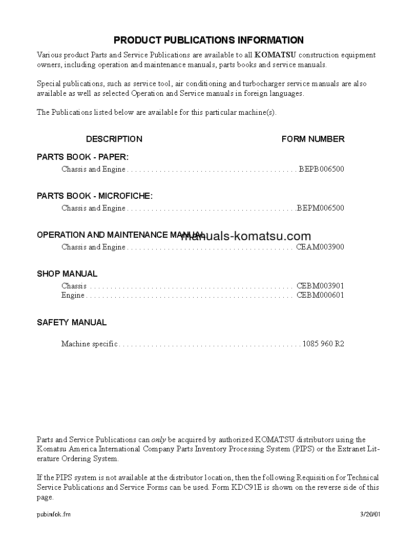 Protected: GD530AW-2(USA)-EY S/N 210098-UP Shop (repair) manual (English)