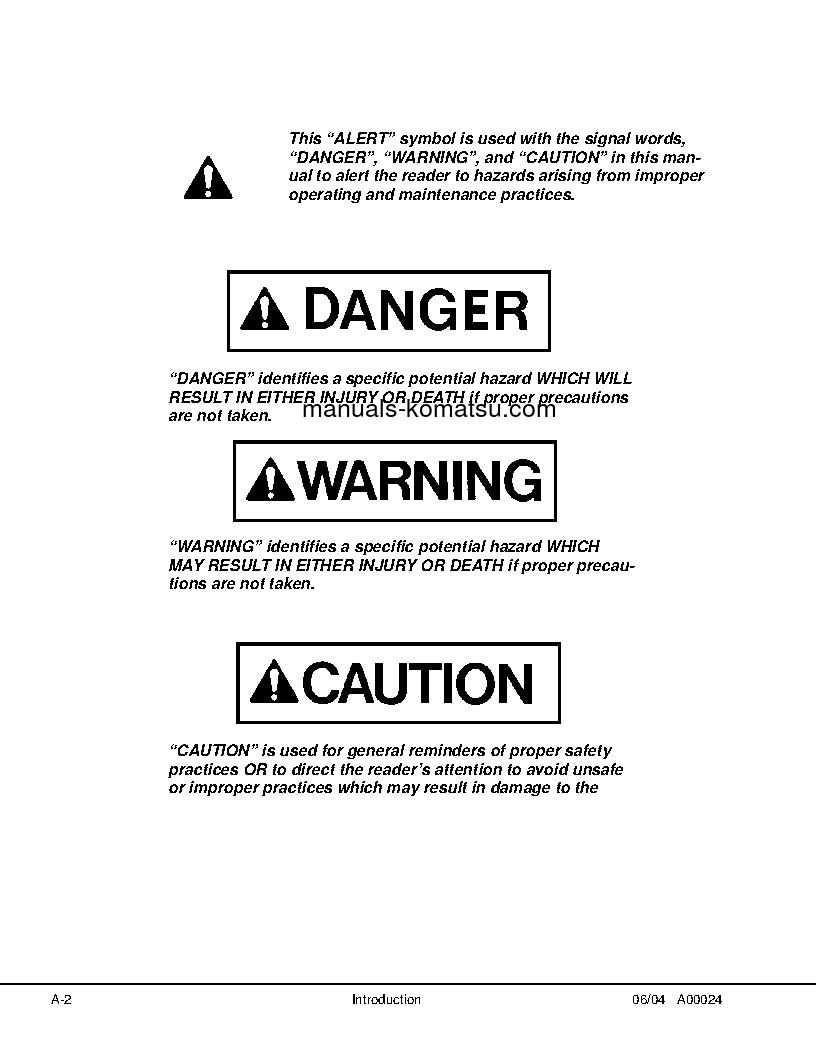 Protected: HD785-5(USA)-LC S/N A10224 Shop (repair) manual (English)