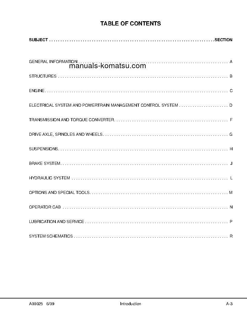 Protected: HD1500-5(USA) S/N A30039-A30048 Shop (repair) manual (English)