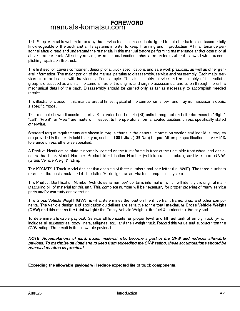 Protected: 830E(USA) S/N A30650-A30661 Shop (repair) manual (English)