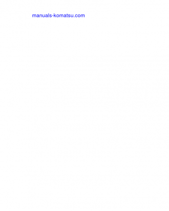 HD1500-5(USA) S/N A30049-A30069 Shop (repair) manual (English)