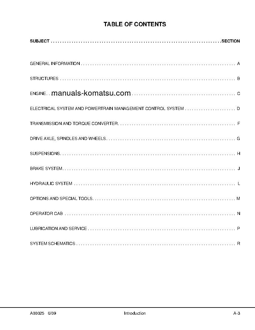 Protected: HD1500-5(USA) S/N A30049-A30069 Shop (repair) manual (English)