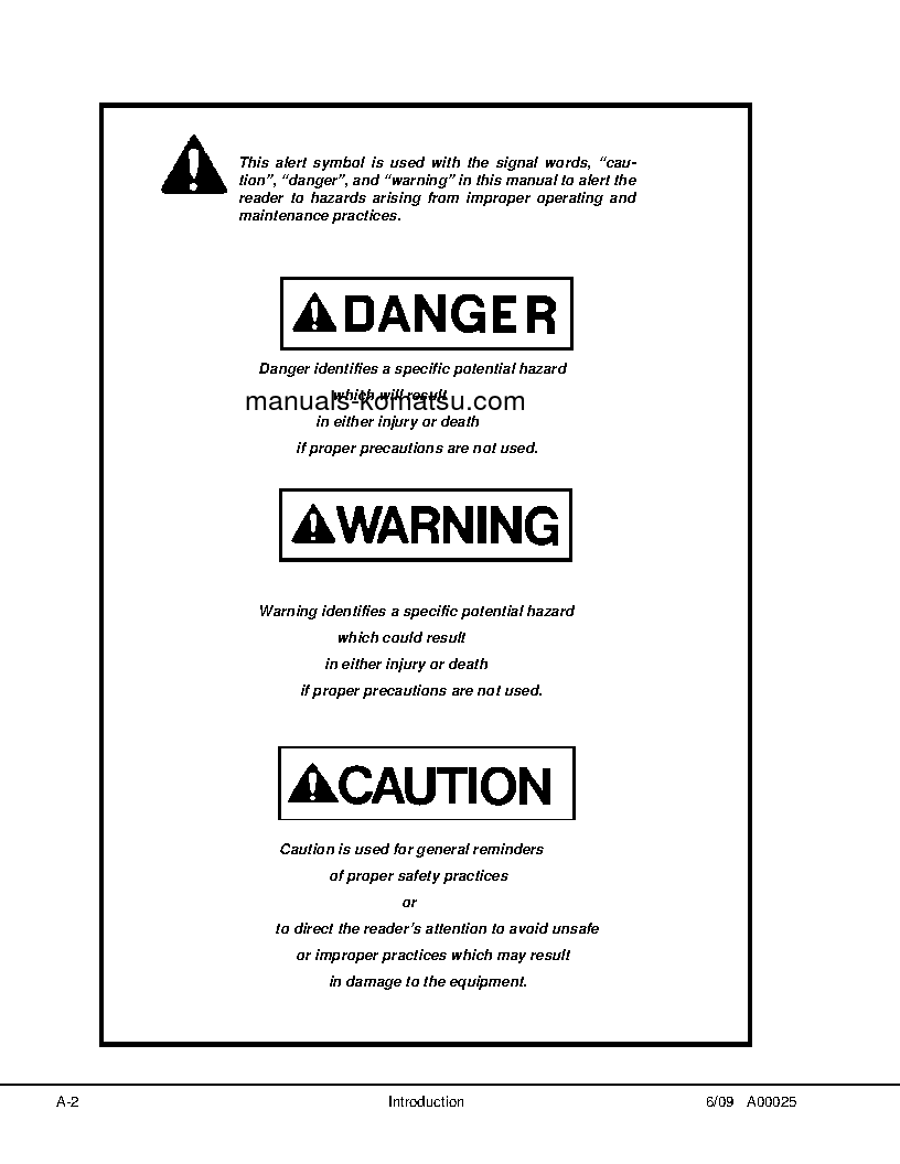 Protected: HD1500-5(USA) S/N A30077 Shop (repair) manual (English)