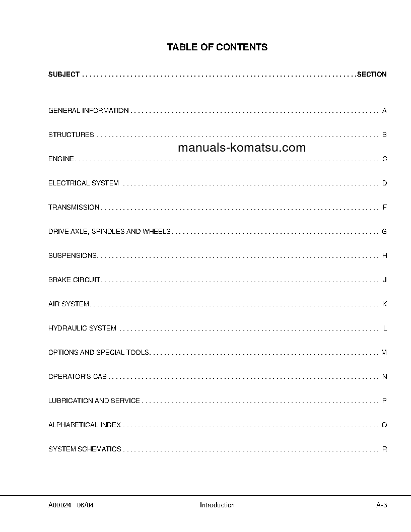 Protected: HD785-5(USA)-LC S/N A10316-UP Shop (repair) manual (English)