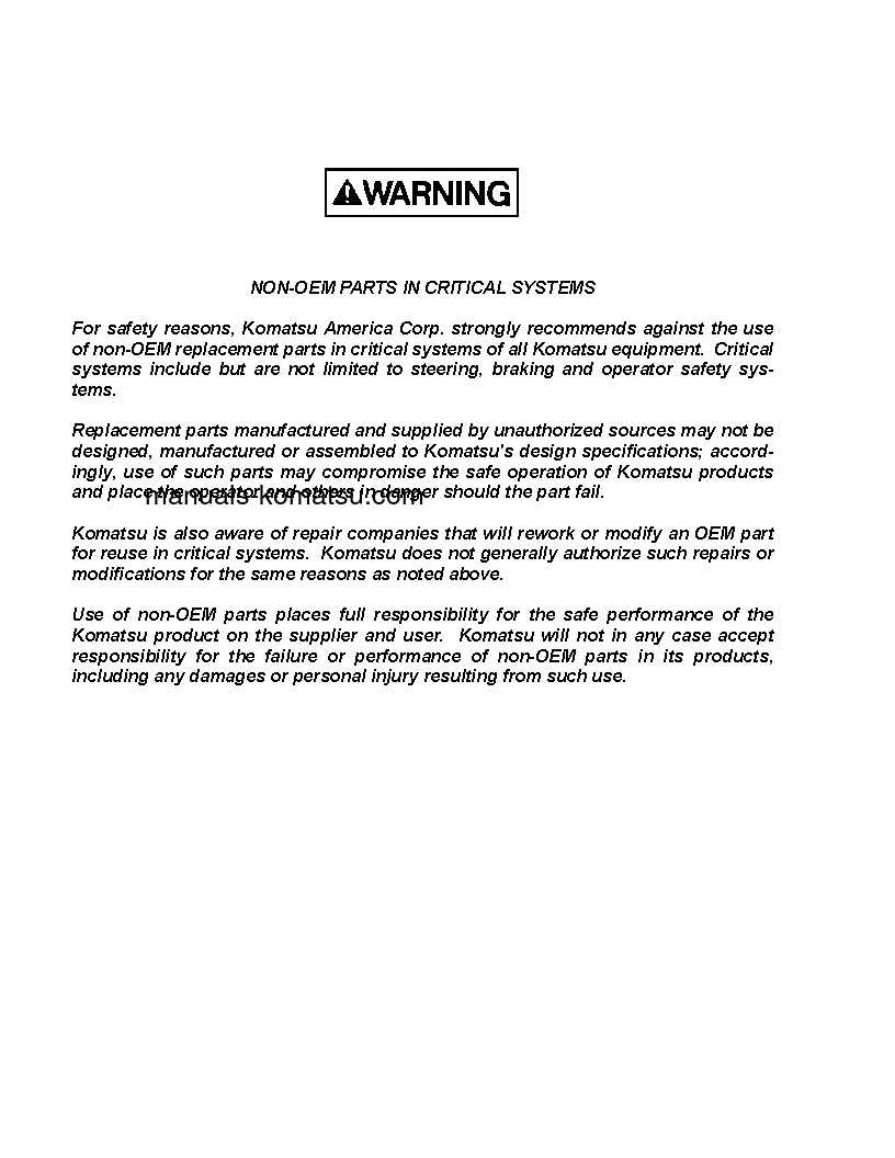 Protected: 930E-3(USA) S/N A30364-A30461 Shop (repair) manual (English)