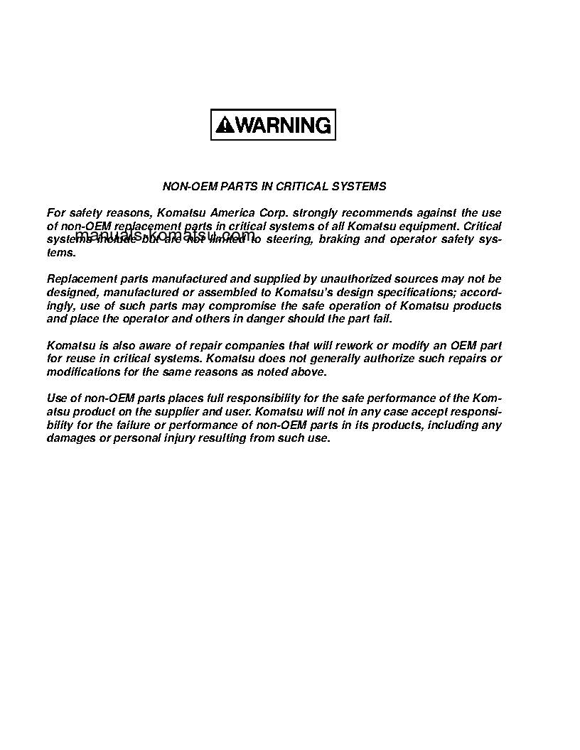 Protected: HD1500-7(USA)-W/ SSA16V159 S/N A30001-A30108 Shop (repair) manual (English) Protected: HD1500-7(USA)-W/ SSA16V159 S/N A30001-A30108 Shop (repair) manual (English)