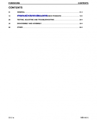 WB146-5(USA) S/N A23001-UP Shop (repair) manual (English)