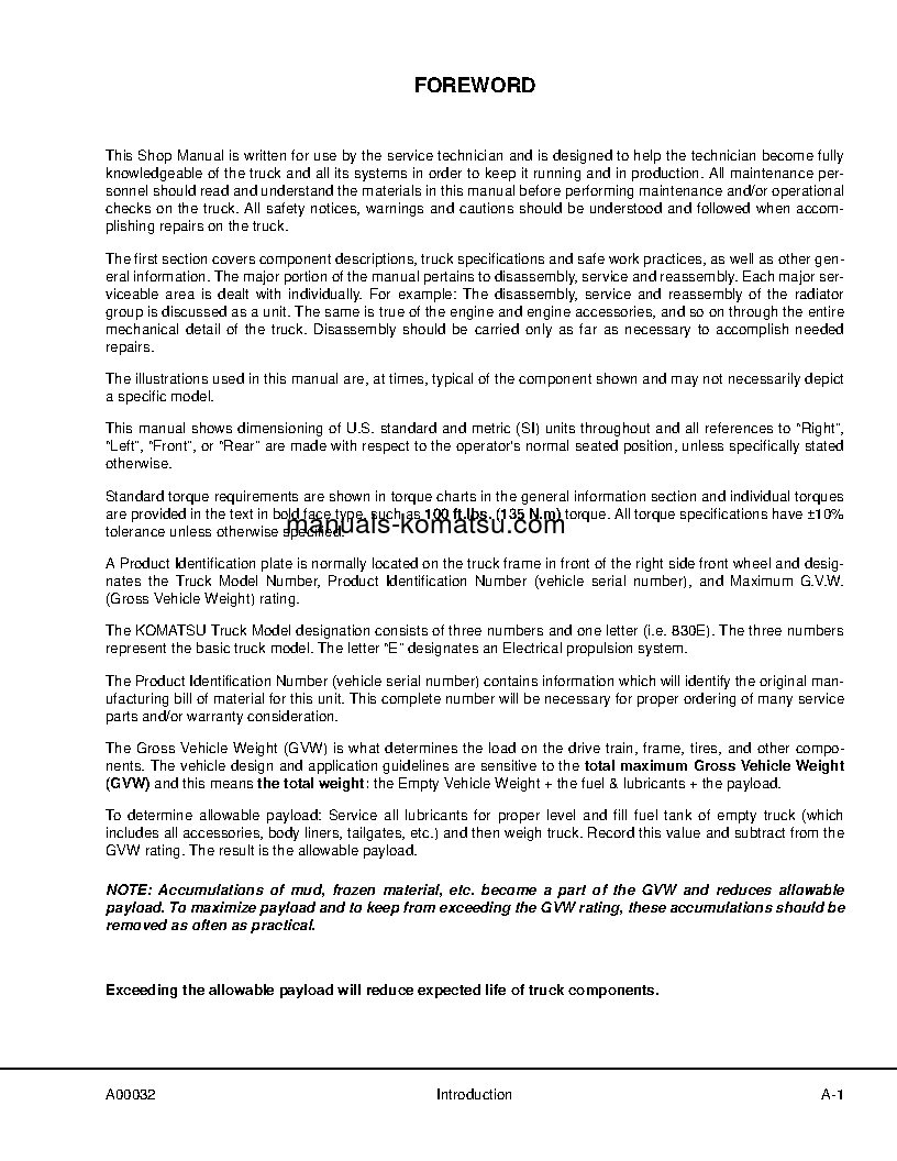 Protected: 830E(USA) S/N A30816-UP Shop (repair) manual (English)