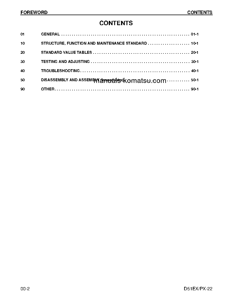 Protected: D51PX-22(BRA) S/N B10001-UP Shop (repair) manual (English)