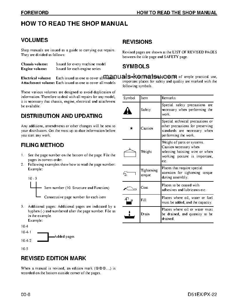 Protected: D51PX-22(BRA) S/N B10001-UP Shop (repair) manual (English)