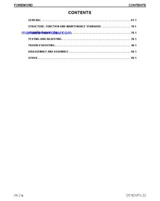 D51EX-22(BRA) S/N B10001-UP Shop (repair) manual (Dutch)