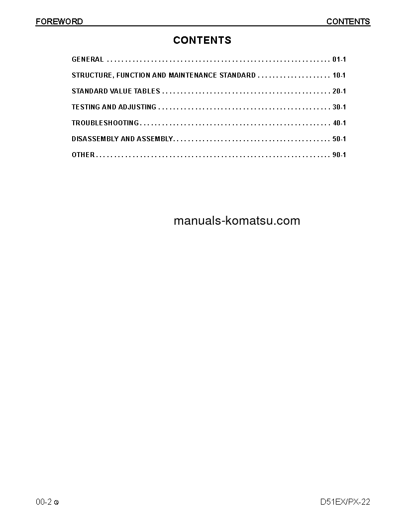 Protected: D51PX-22(BRA) S/N B10001-UP Shop (repair) manual (Dutch)