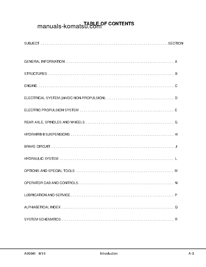 Protected: 930E-4(USA) S/N A30601-A30692 Shop (repair) manual (English)