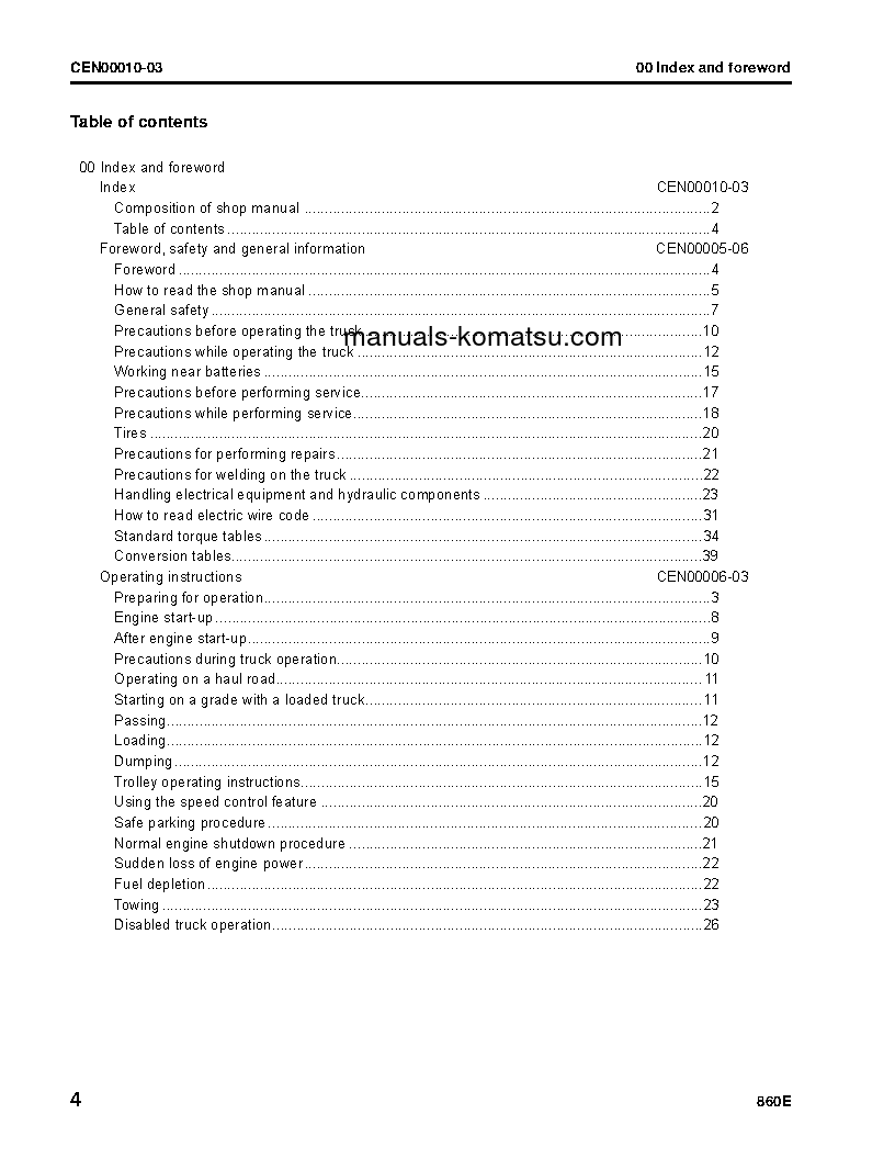 Protected: 860E-1(USA)-KT S/N A30001-A30003 Shop (repair) manual (English)