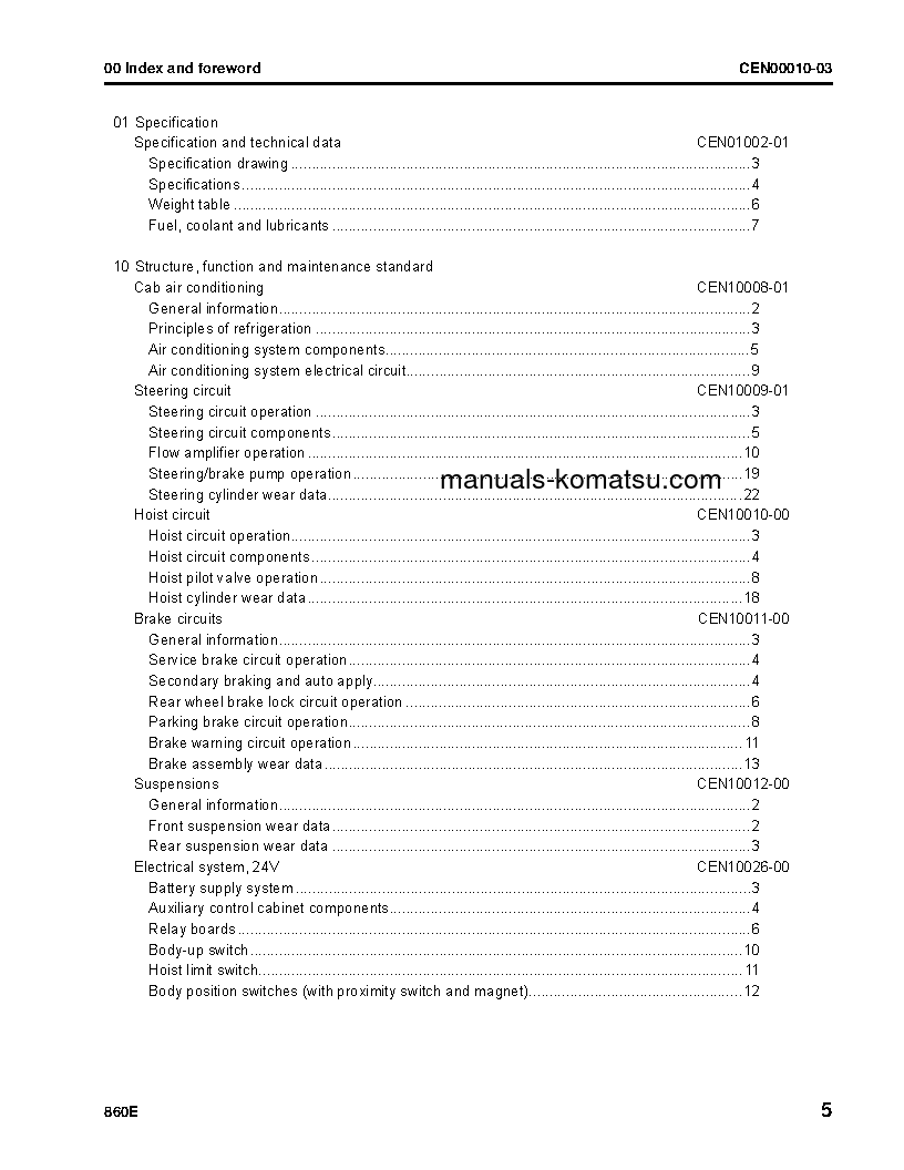 Protected: 860E-1(USA)-KT S/N A30001-A30003 Shop (repair) manual (English)