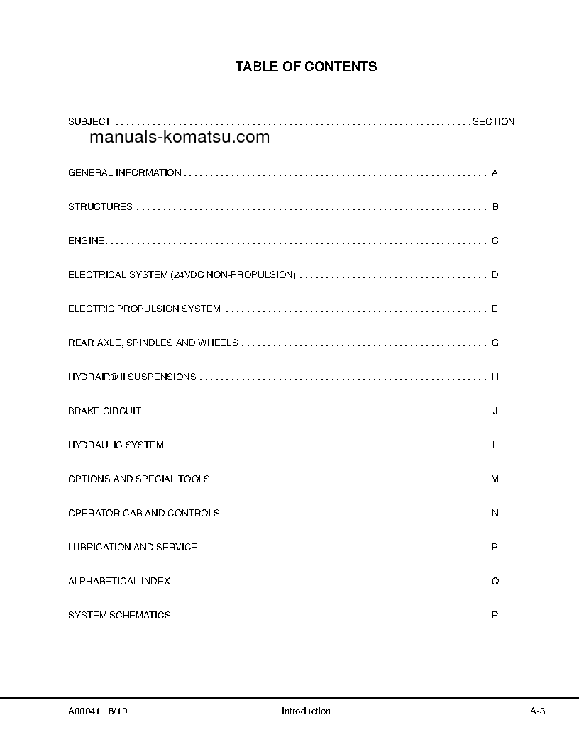 Protected: 930E-4(USA) S/N A30750-A30795 Shop (repair) manual (English)