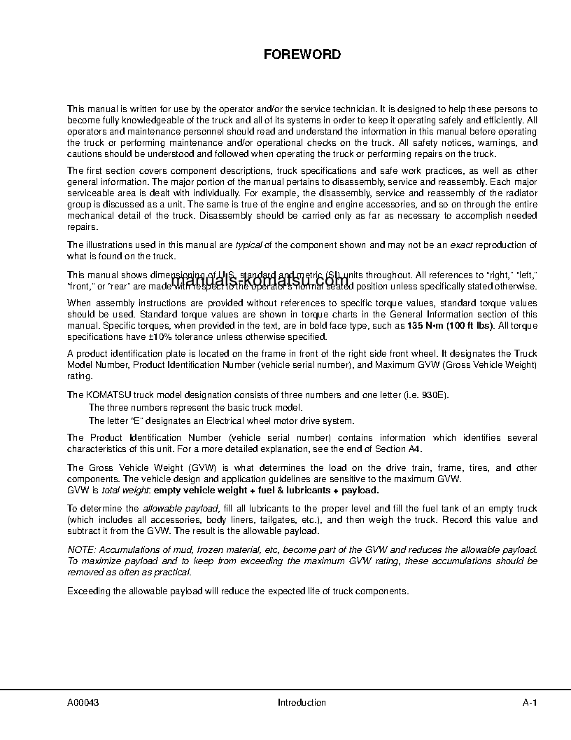 Protected: 930E-4(USA)-SE S/N A30769-A31033 Shop (repair) manual (English)