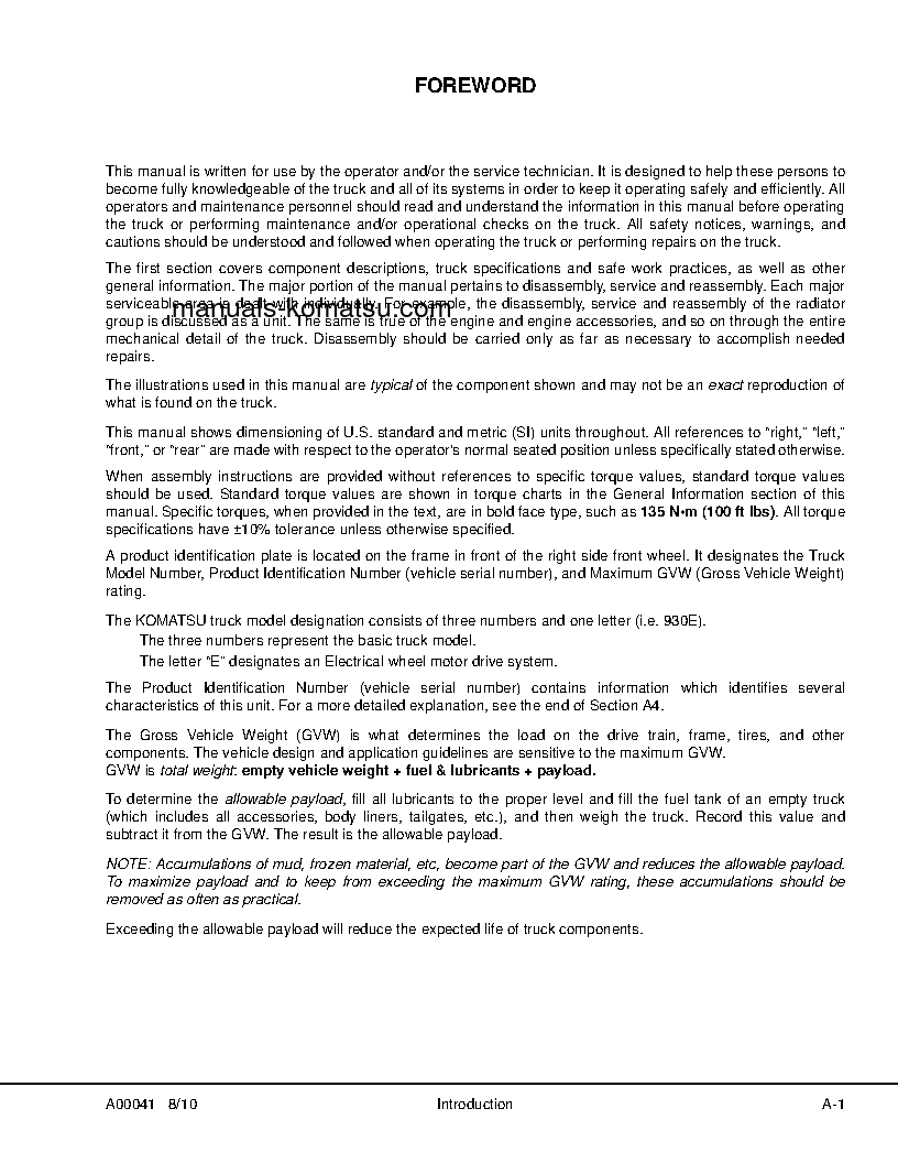 Protected: 930E-4(USA)-TIER II S/N A30750-A30795 Shop (repair) manual (English)