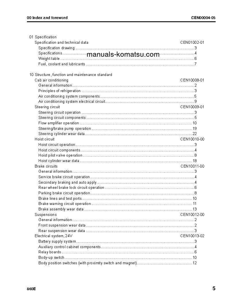Protected: 860E-1(USA)-KT S/N A30004-A30030 Shop (repair) manual (English)