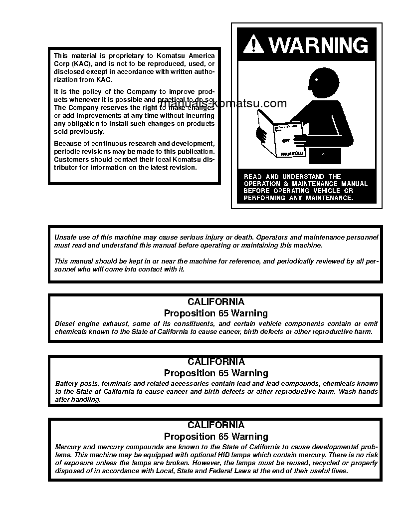 Protected: 930E-4(USA) S/N A30796-A31001 Shop (repair) manual (English)