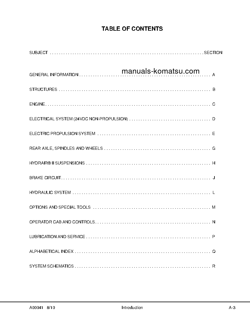 Protected: 930E-4(USA) S/N A30796-A31001 Shop (repair) manual (English)