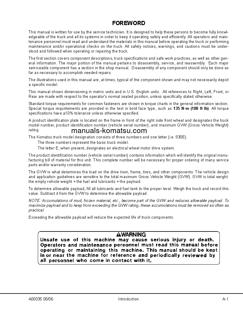 Protected: 730E(USA) S/N A30581-A30602 Shop (repair) manual (English)