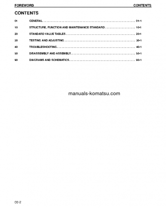 WA320-6(USA) S/N A35001-UP Shop (repair) manual (English)