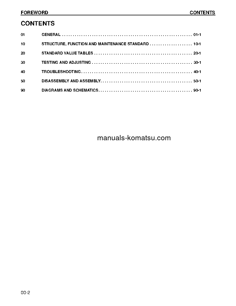 Protected: WA320-6(USA) S/N A35001-UP Shop (repair) manual (English)