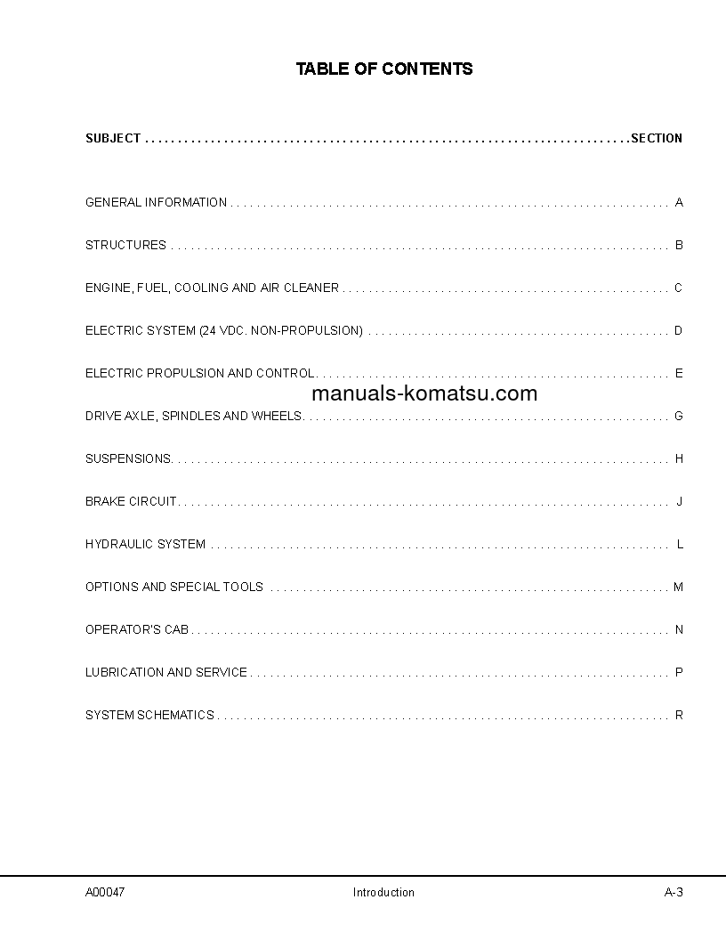 Protected: 730E(USA)-WITH TROLLEY S/N A30600-A30616 Shop (repair) manual (English)