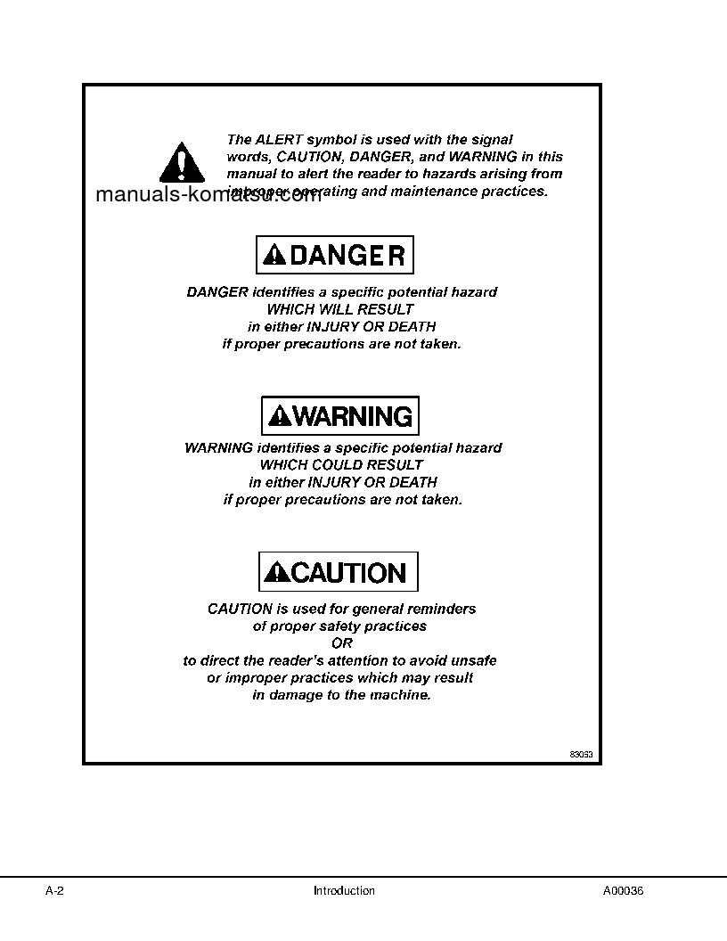 Protected: HD1500-7(USA) S/N A40111-UP Shop (repair) manual (English)