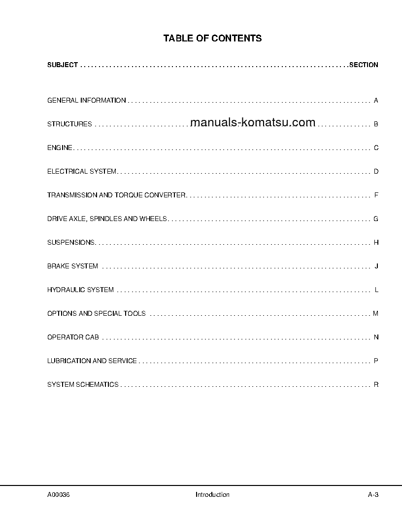 Protected: HD1500-7(USA) S/N A40111-UP Shop (repair) manual (English)