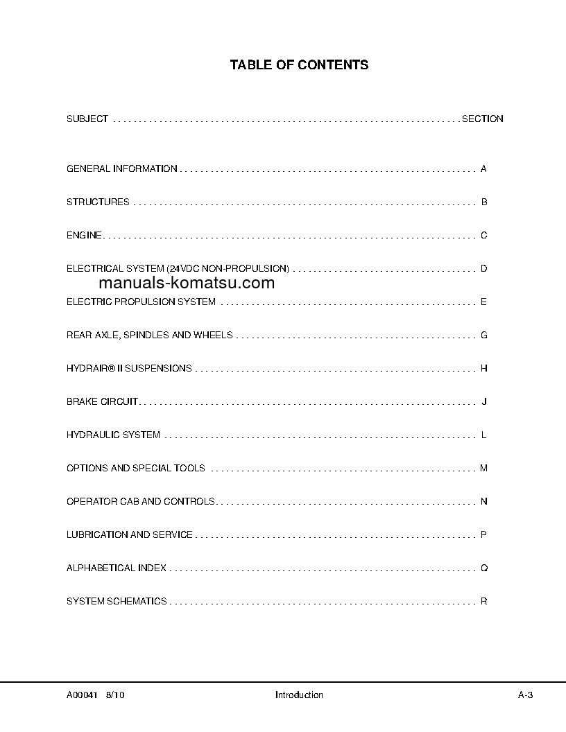 Protected: 930E-4(USA) S/N A31056-A31162 Shop (repair) manual (English)